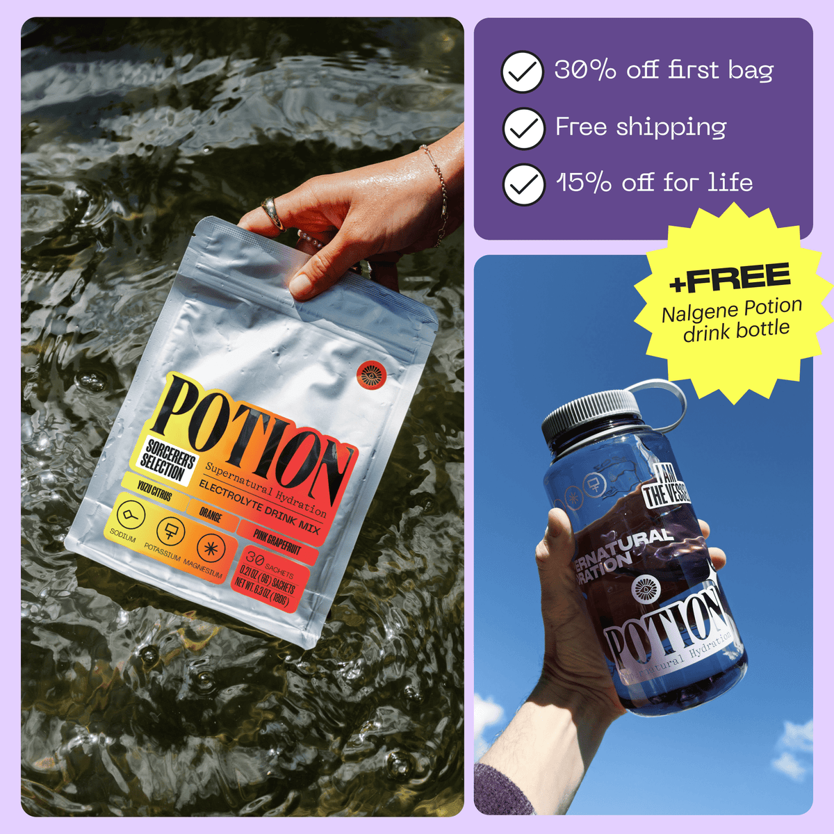 Supernatural Potion Water Bottle