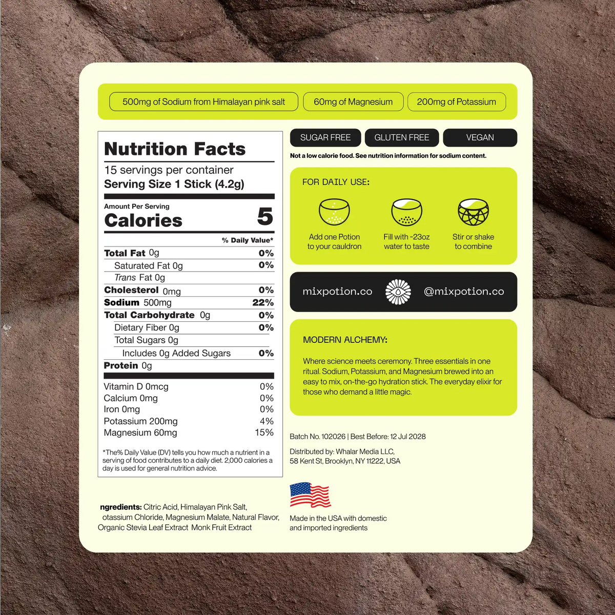 Wild Citrus | Supernatural Electrolyte Potion